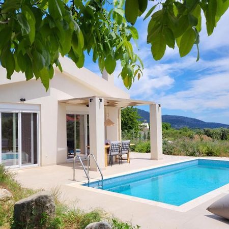 Casa O' - Neues Ferienhaus mit großer Terrasse und privatem Swimmingpool Skala Potamia (Thasos) Exterior foto