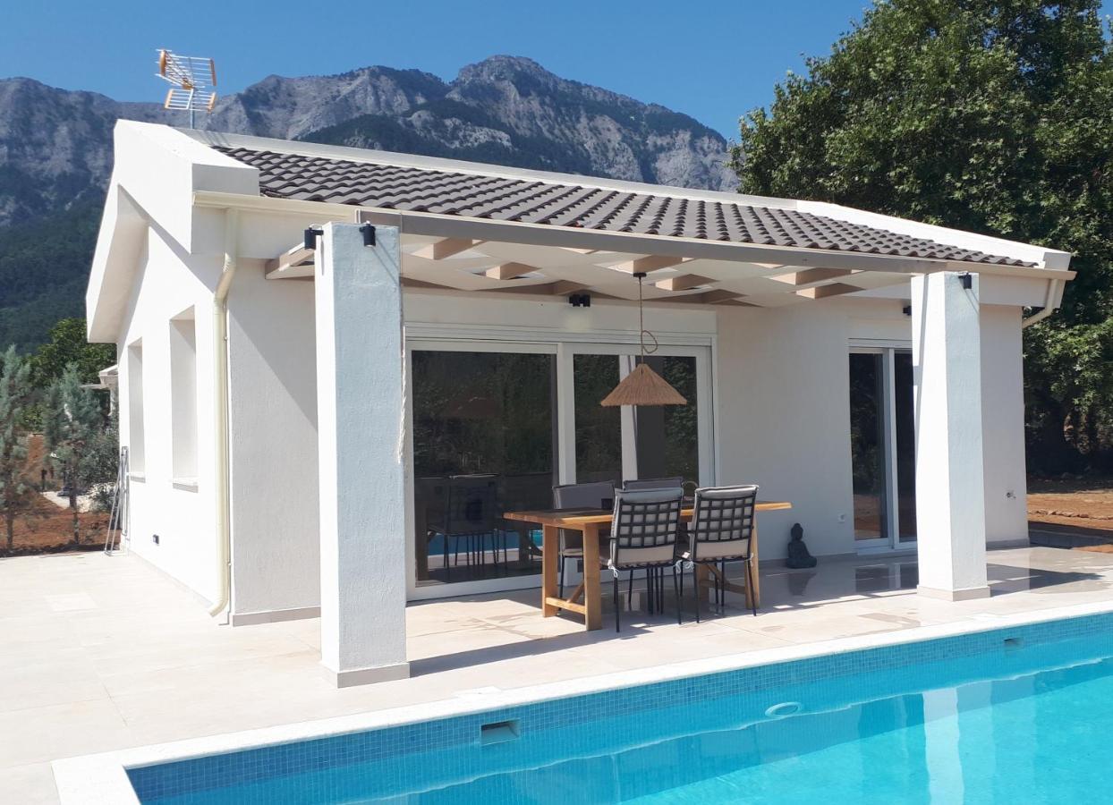 Casa O' - Neues Ferienhaus mit großer Terrasse und privatem Swimmingpool Skala Potamia (Thasos) Exterior foto