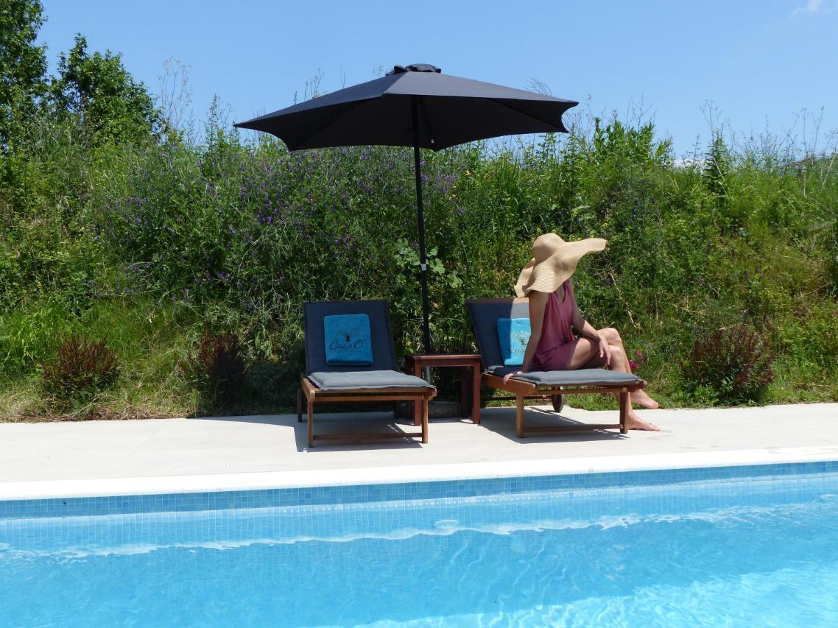 Casa O' - Neues Ferienhaus mit großer Terrasse und privatem Swimmingpool Skala Potamia (Thasos) Exterior foto